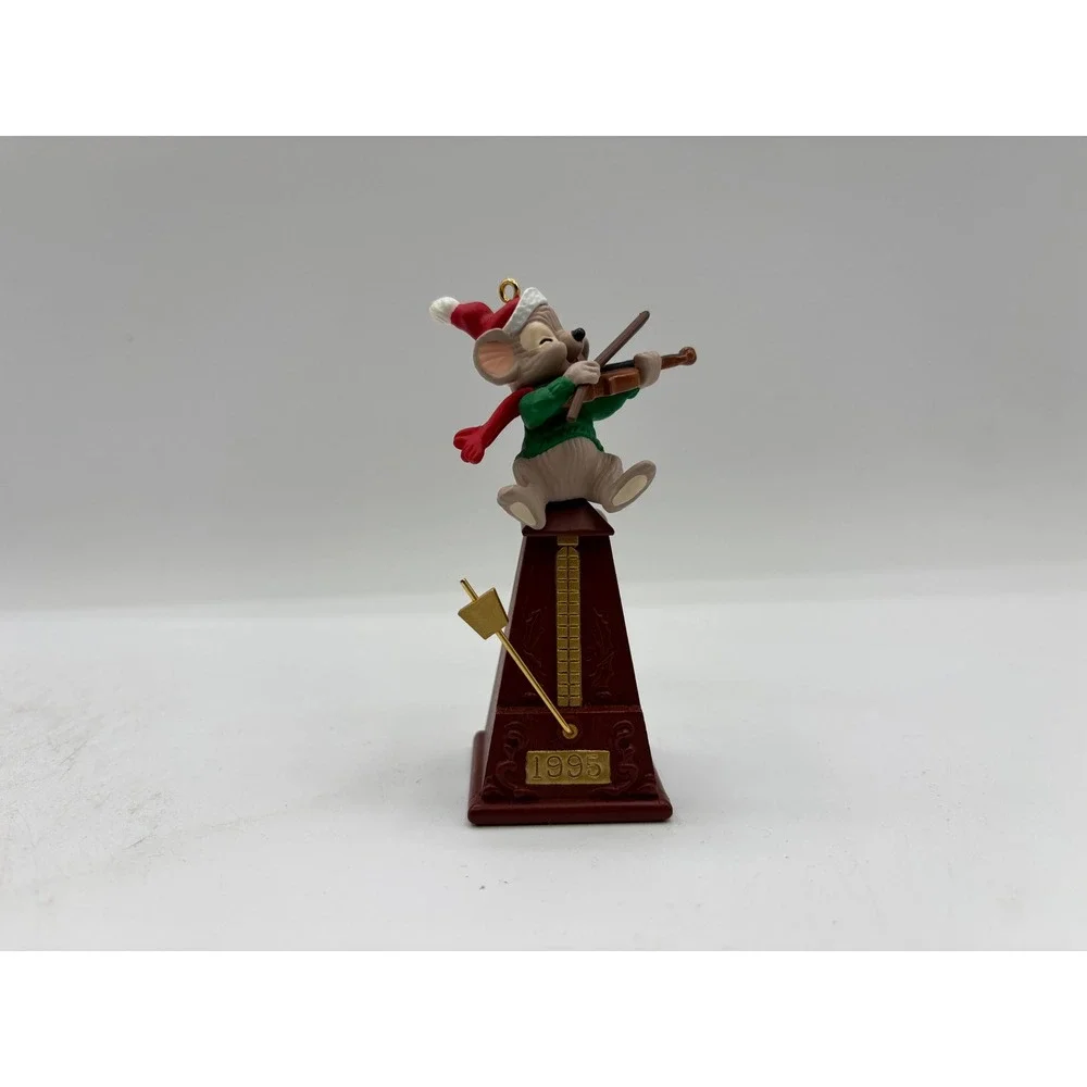 Hallmark Keepsake Ornament Dated 1995 In Time With Christmas Handcrafted Vintage